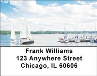 Classic Sailboats Address Labels
