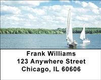 Classic Sailboats Address Labels