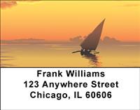 Sail Into The Sunset Address Labels
