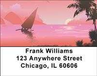 Sail Into The Sunset Address Labels