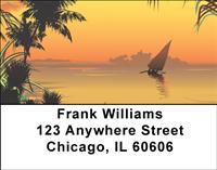 Sail Into The Sunset Address Labels
