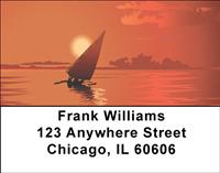 Sail Into The Sunset Address Labels