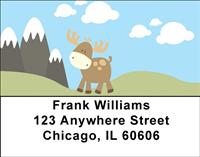 Silly Moose Address Labels
