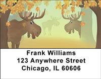 Silly Moose Address Labels