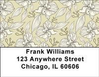 Orchid Pattern Address Labels