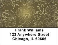 Orchid Pattern Address Labels