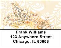Vintage Orchids Address Labels