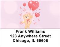 Romantic Teddy Bears Address Labels