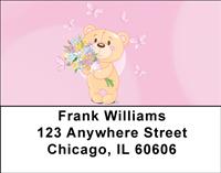 Romantic Teddy Bears Address Labels