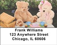 Active Teddy Bears Address Labels