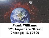 Earth In Space Address Labels