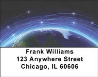Earth In Space Address Labels