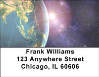 Earth In Space Address Labels