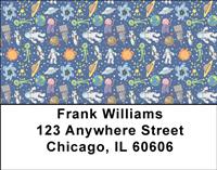 Space Objects Address Labels