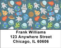 Space Objects Address Labels