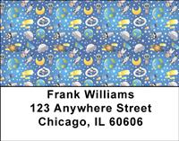 Space Objects Address Labels