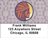 Native American Chiefs Address Labels