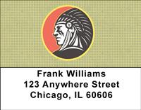 Native American Chiefs Address Labels