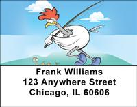 Goofy Roosters Address Labels