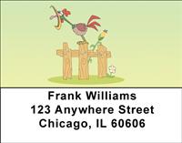 Goofy Roosters Address Labels