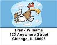 Goofy Roosters Address Labels