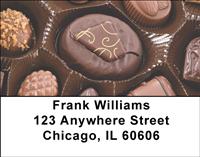 Chocolate Candies Address Labels