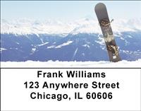 Snowboards Address Labels