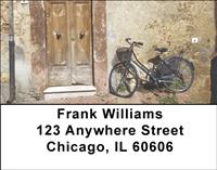 Antique Bikes Address Labels
