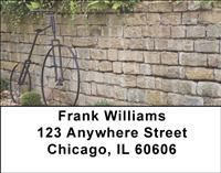 Antique Bikes Address Labels