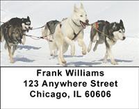 Huskies At Work Address Labels