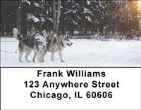 Huskies At Work Address Labels