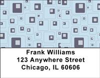 Funky Squares Address Labels
