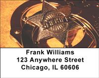 Sheriff Badge Address Labels