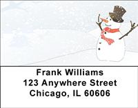 Classic Snowman Address Labels