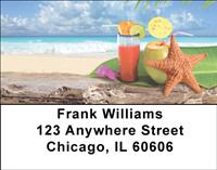 Tropical Cocktails Address Labels
