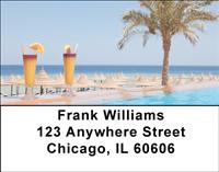 Tropical Cocktails Address Labels