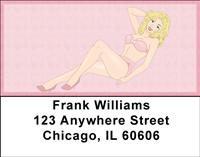 Pin Up Girls Address Labels