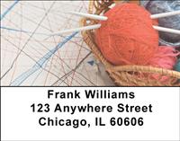 Knitting Basket Address Labels