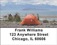 Beach Camping Address Labels