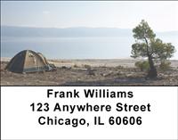 Beach Camping Address Labels