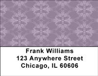 Purple Floral Address Labels