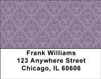 Purple Floral Address Labels