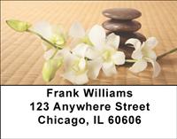Orchids and Zen Stones Address Labels