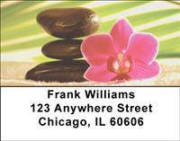 Orchids and Zen Stones Address Labels