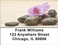 Orchids and Zen Stones Address Labels