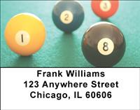 Billiard Balls Address Labels