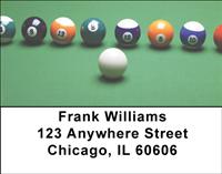 Billiard Balls Address Labels