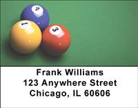 Billiard Balls Address Labels