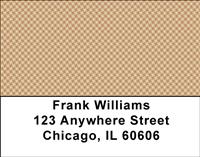 Simple Houndstooth Address Labels