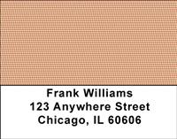 Simple Houndstooth Address Labels